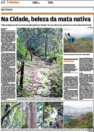Ecoturismo: Trilhas do Voturuá em São Vicente SP – Trilha da Pedreira e Trilha do Pico do Urubu