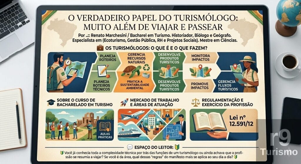 O Verdadeiro Papel do Turismólogo: Muito Além de Viajar e Passear