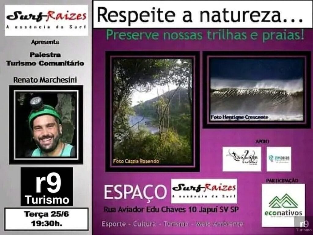 Palestra Turismo Comunitário: Bairro do Japuí com Surf Raizes
