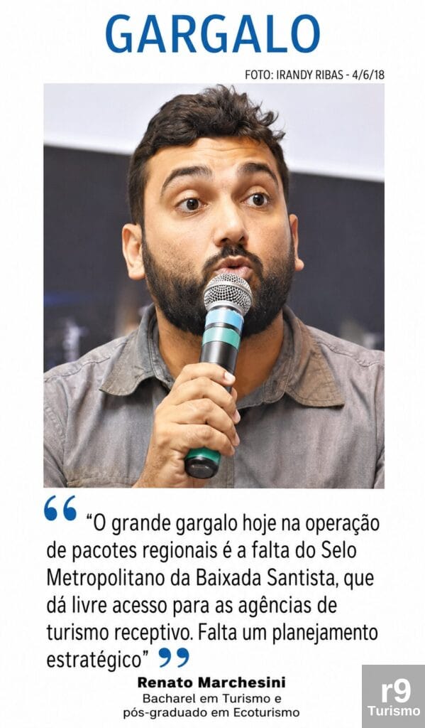 A União Faz a Força no Turismo / Matéria Jornal da Tribuna com Renato Marchesini