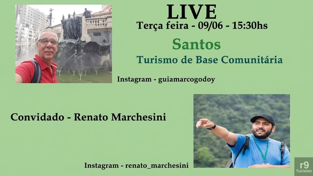 Live Turismo Comunitário: Com Marcos Godoy e Renato Marchesini (09-06-2020)