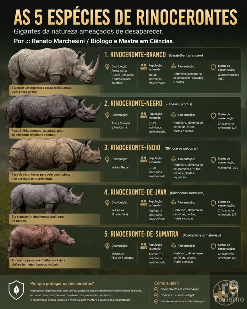 Gigantes em Perigo: O Fascinante Mundo dos Rinocerontes