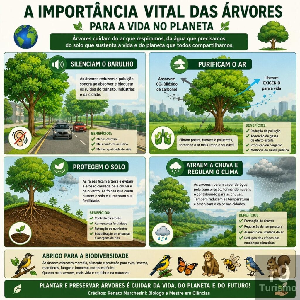 A Importância Vital das Árvores para a Vida no Planeta