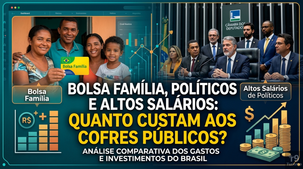 Bolsa Família, Políticos e Altos Salários: Quanto custam aos cofres públicos?